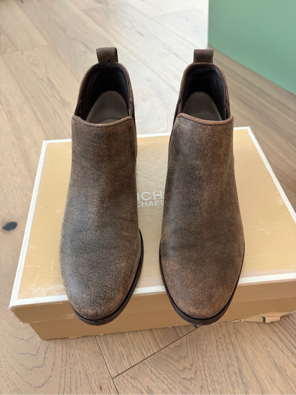 Michael Kors Suede Boots — Brown